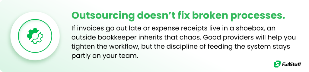 Benefits of outsourcing bookkeeping with improved financial workflows