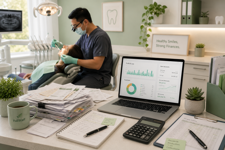 Bookkeeping services for dentists support accurate practice finances.