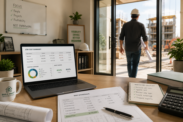 Construction bookkeeping services for construction contractors