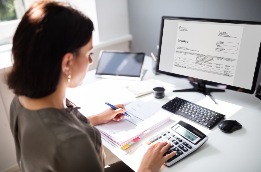 Dental office bookkeeping for tracking invoices and practice expenses